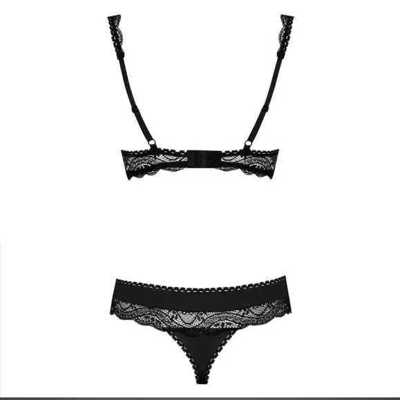 OBSESSIVE MIAMOR SET BLACK Size L/XL  spicy - Picture 3 of 7